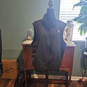 The North Face Men's Dark Gray Fleece Vest